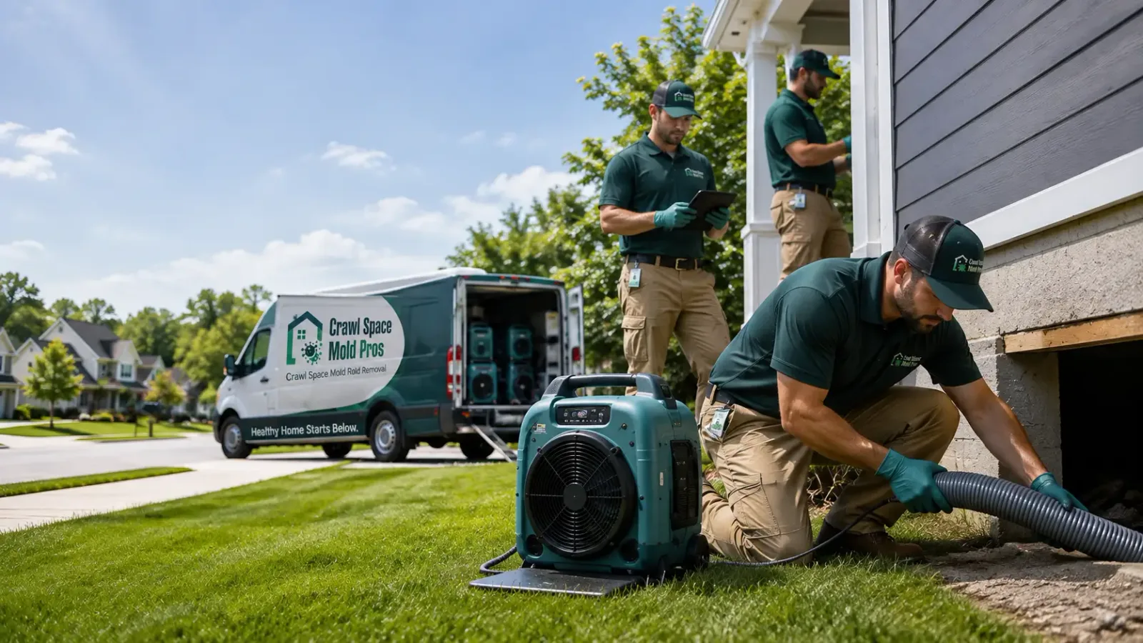 Crawl Space Mold Removal in South Roxana, IL